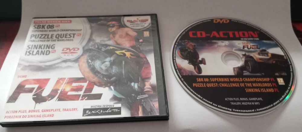 CD-Action 08/2009 #168 – Puzzle Quest, SBK 08, Sinking Island PL