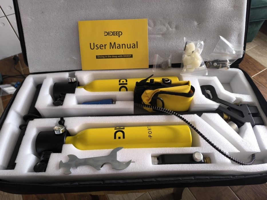 Zestaw butli nurkowych DIDEEP