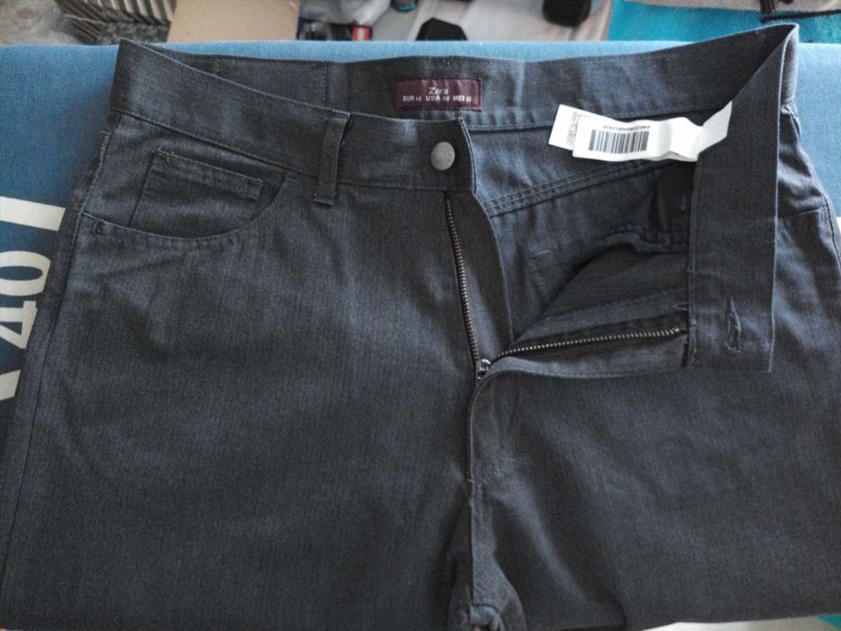 Calças Zara algodão poliéster 42
