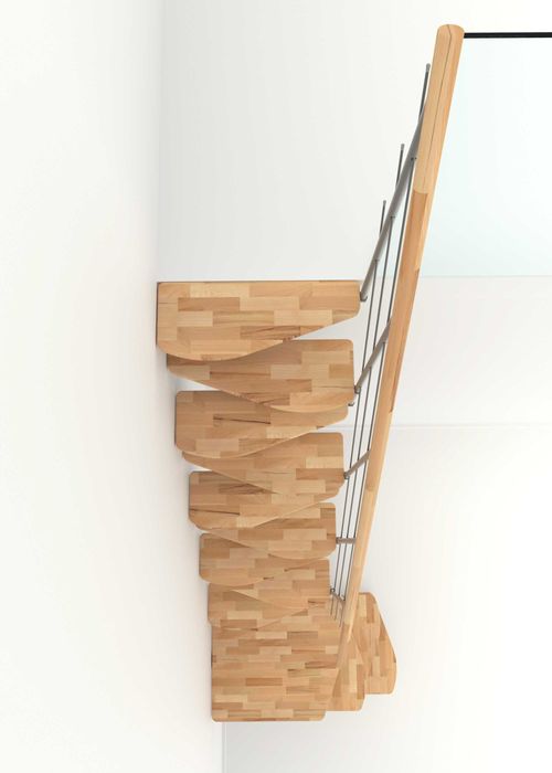 Solidne Mini Schody modułowe Quadro/ Szare/zabiegowe