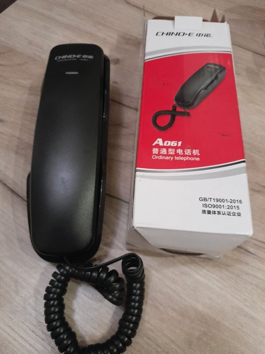 Telefon stacjonarny chino a061 czarny
