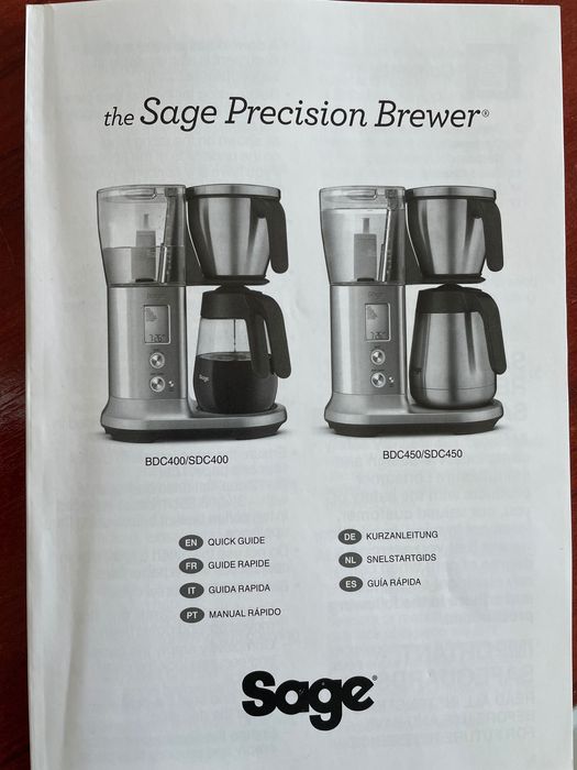 the Sage Precision Brewer - máquina de café