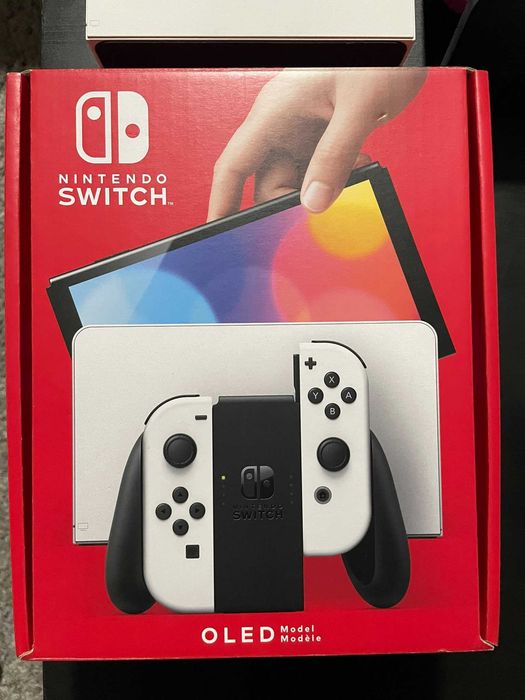 Nintendo Switch OLED Desbloqueada – Pack Completo com Vários Acessórios