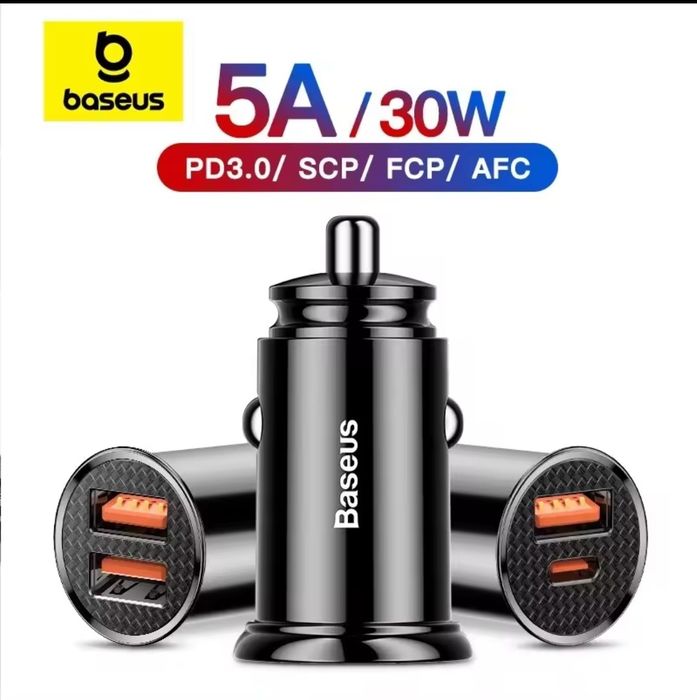 Baseus 5A/30w зарядка