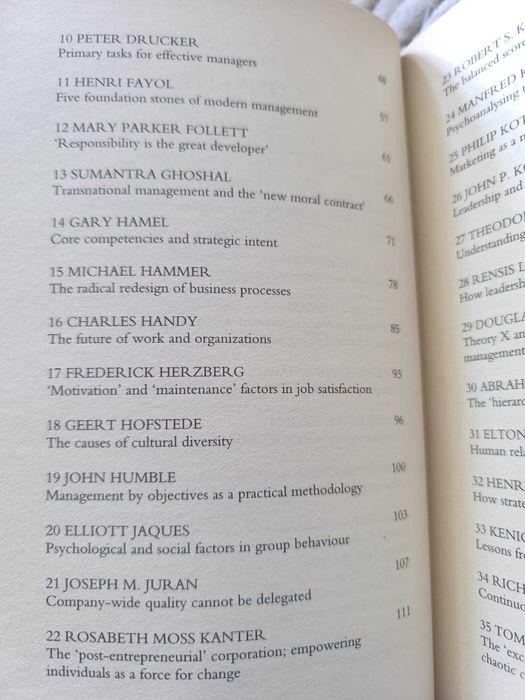 Livro "Guide to the Management Gurus" de Carol Kennedy