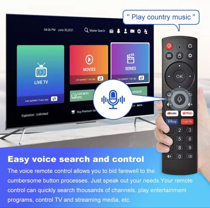 Андроид тв приставка  4/32гб