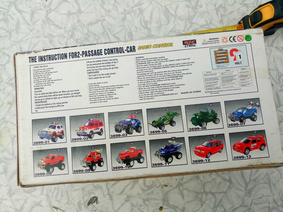 Нова 2000-х р машинка на радіокеруванні Пежо 206 іграшка авто powercar