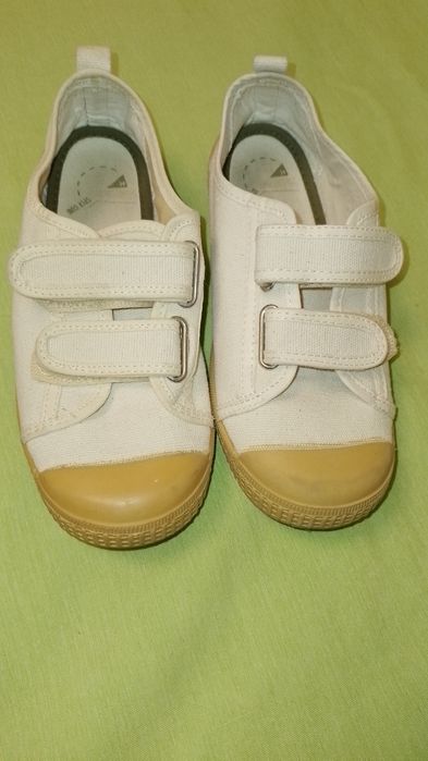 Кеды белые детские