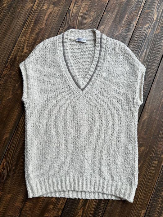 Шерстяний жилет brunello cucinelli