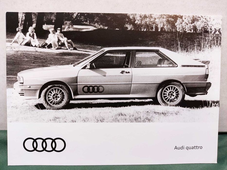 Pocztówka widokówka Audi quattro