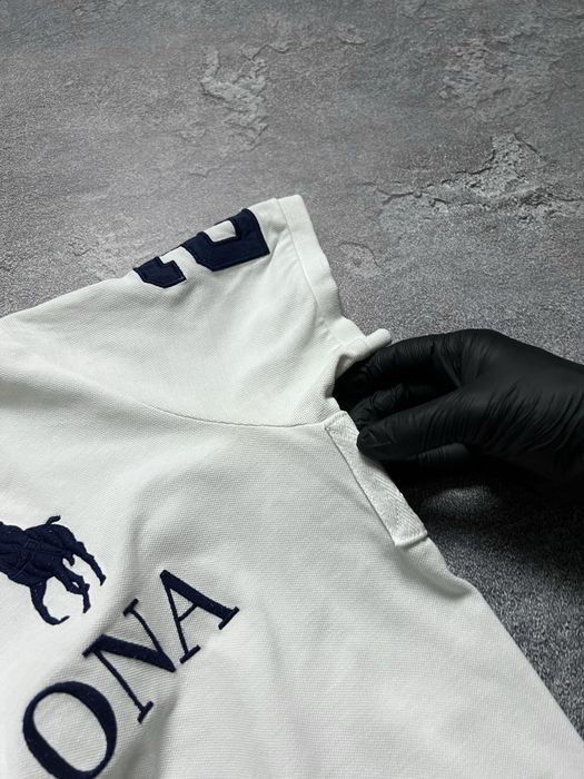 Дефект Легит Поло футболка Ralph Lauren Big Pony Barcelona Chief Keef