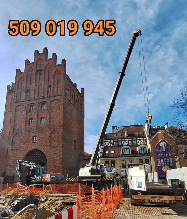 Dźwig usługi dźwigowe 55t i 20t
