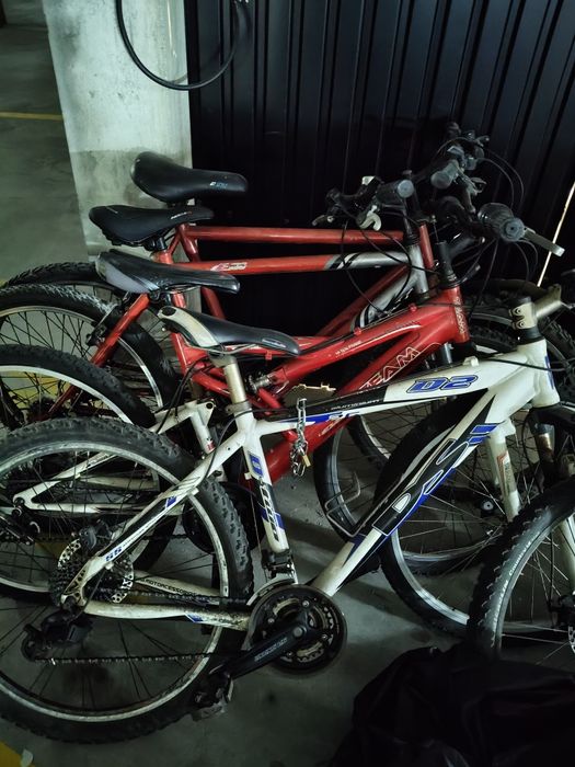4 bicicletas em estado razoável
