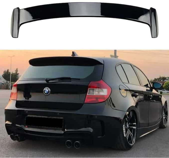 Grelhas preto piano dupla barra para BMW série 1 E81 E82 E87 E88