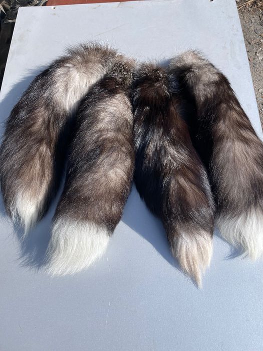Хвост меховый чернобурки