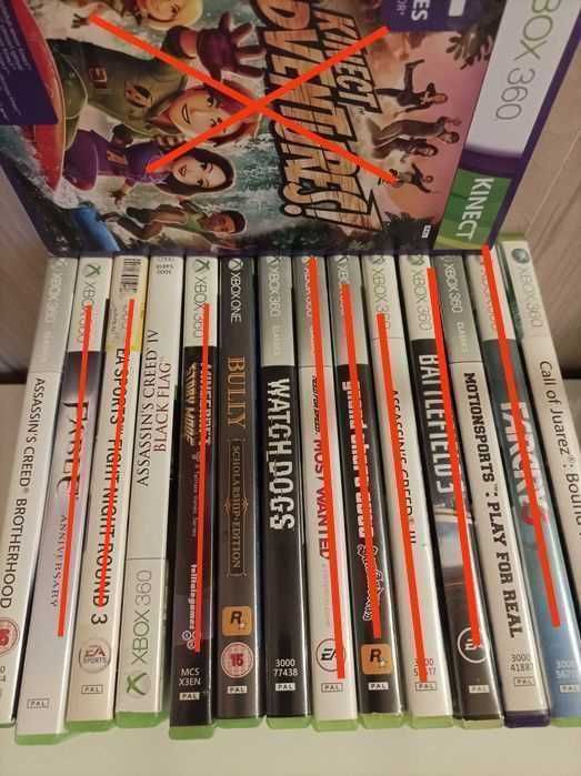Sprzedam gry do konsoli Xbox 360