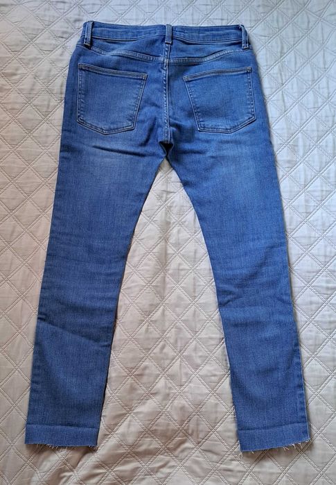 Jeansy skinny Topman niebieskie