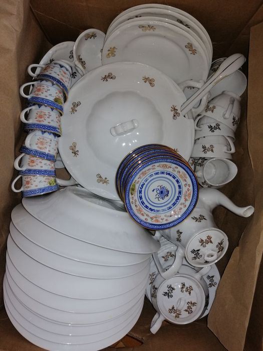 Bibeloty figurki kryształy mosiądze PRL