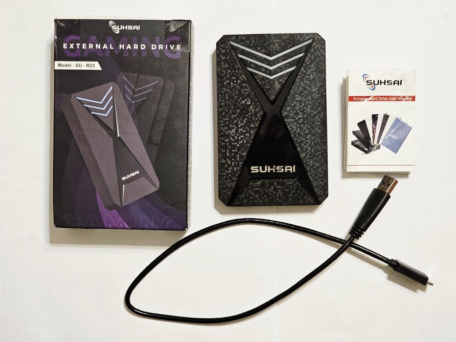 Зовнішній накопичувач Suhsai Gaming R23 1TB RGB