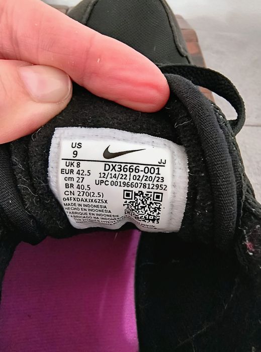 Nike Air Max czarne 42 jak nowe