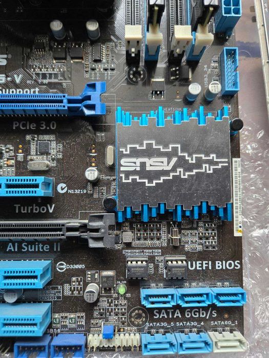 Комплект Материнка Asus B75 QuadCore Intel i5-3450, 3500 MHz 16GB DDR3