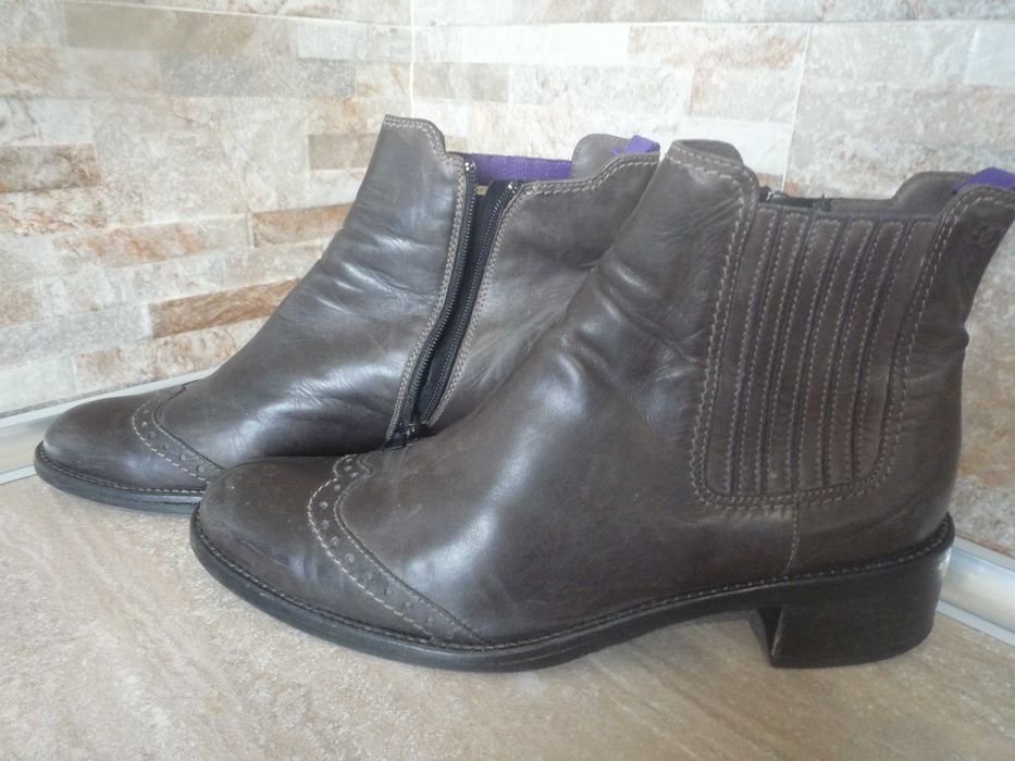 Dolce & gabbana lavorazione artigiana кожа ботинки челси ботильоны бро