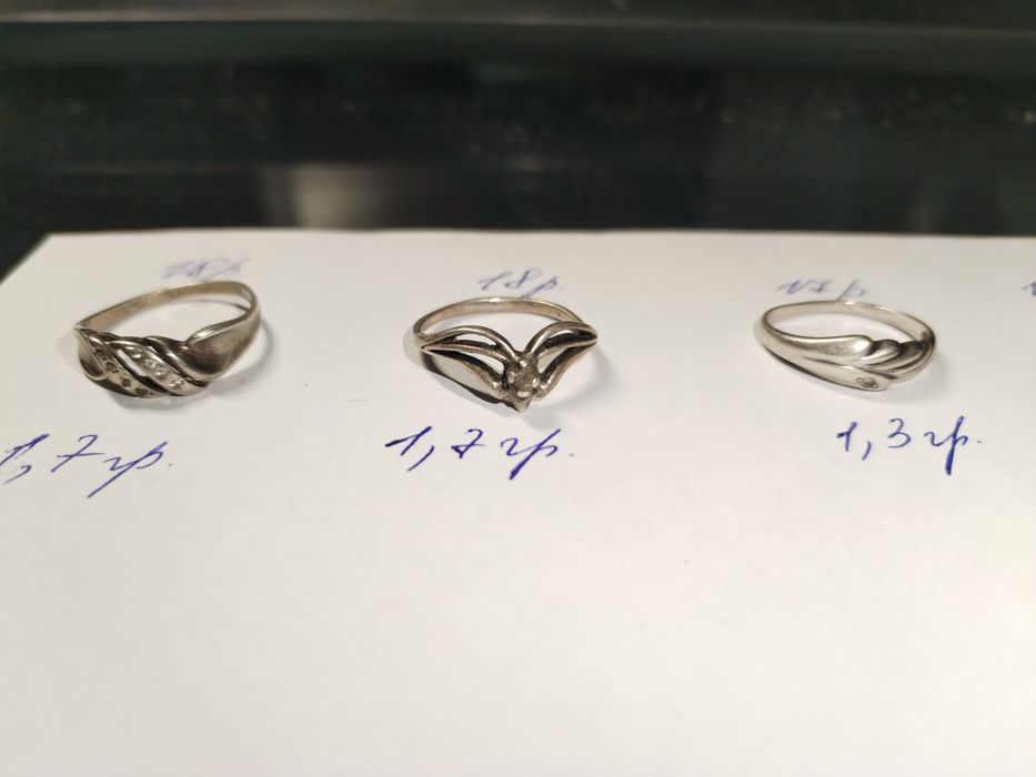 Кольцо серебряное женское