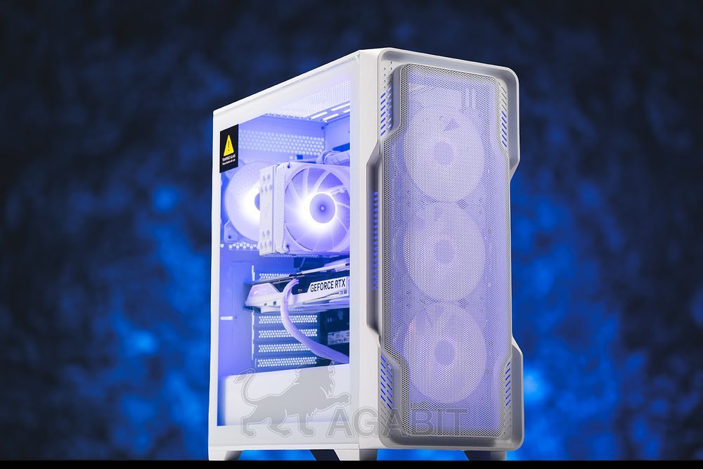 Біла Бебра! RTX 5070 Ti 16GB+Ryzen 5 9600X+DDR5 32GB+M.2 SSD 1TB –  Ігровий комп'ютер ПК для ігор геймерський игровой компьютер