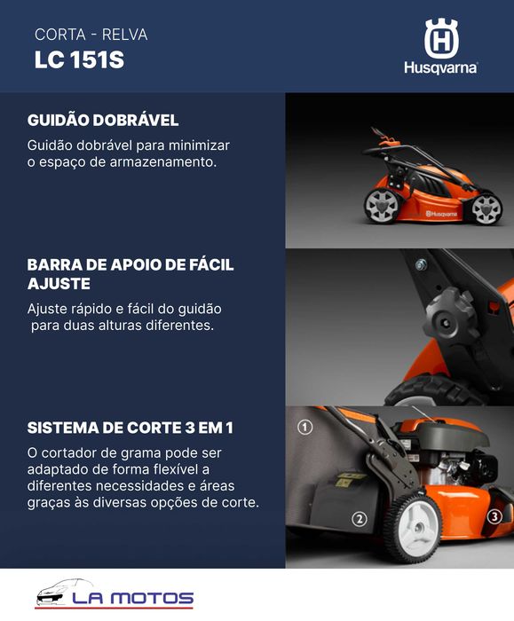 Corta relva Husqvarna LC 151S