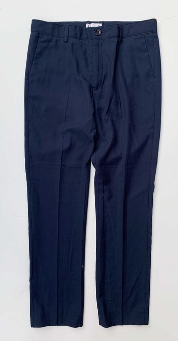 Spodnie Cubus 146 cm 11 lat Granatowe Wizytowe Eleganckie