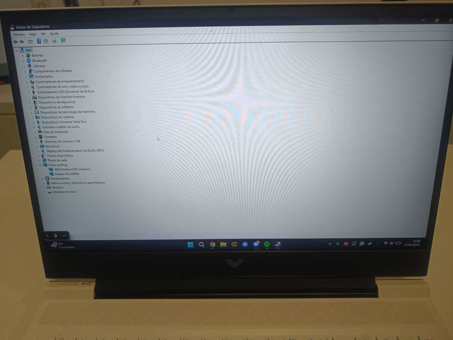 Portátil HP Victus 16.1" 16-e0008np R7 5800H 8GB 256GB RX5500M 144Hz