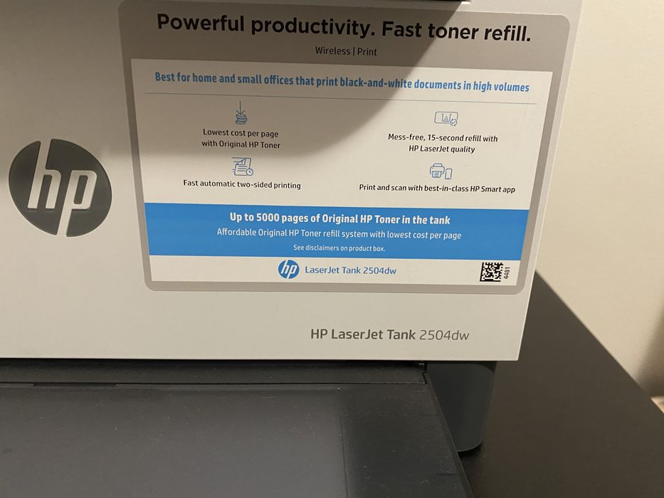 Impressora Hp Laserjet Tank 2504dw
