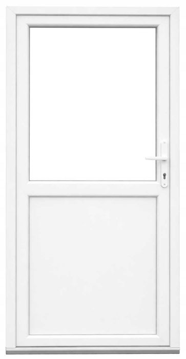 DRZWI Kacprzak 105x200 Drzwi ZEWNĘTRZNE PCV Białe Prawe Lider OLX