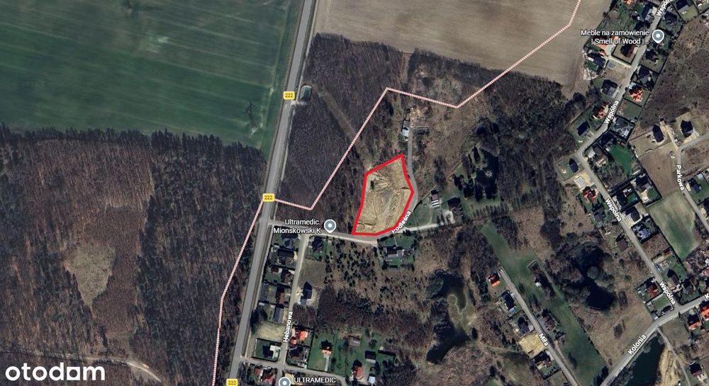 Jagatowo – działka 5725 m² z pozwoleniem na budowę i fundamentem domu