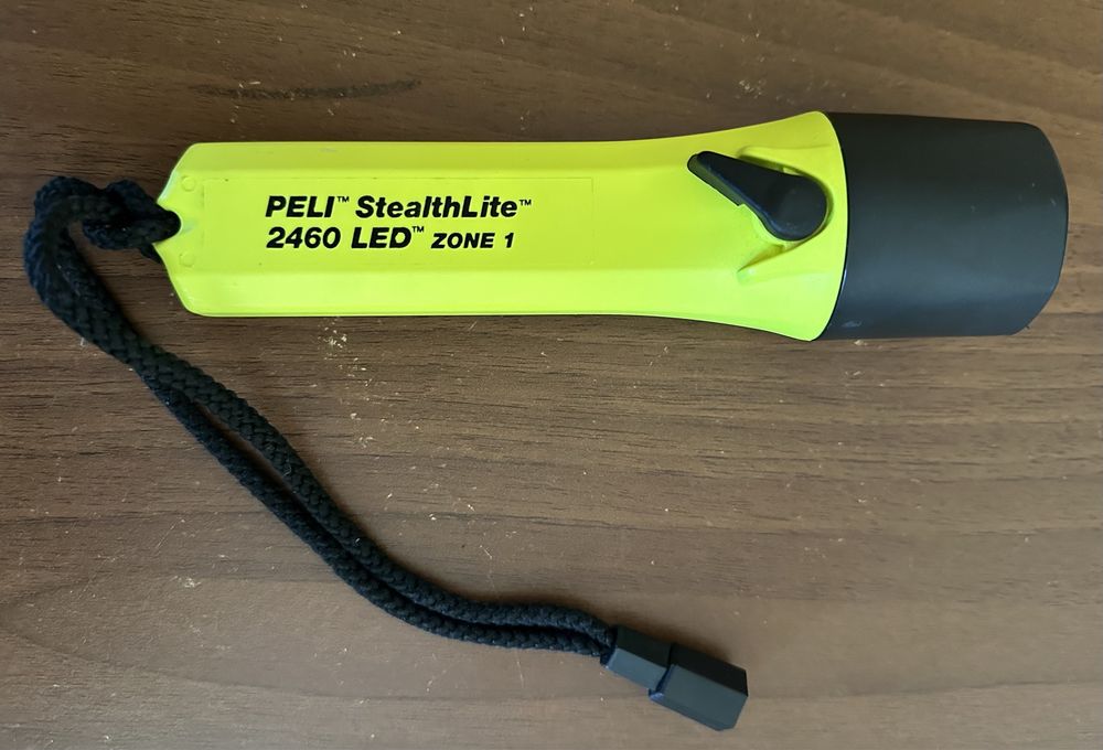 Вибухозахищений ліхтар /фонарь Peli 2460Z1 StealthLite LED ATEX Zone 1