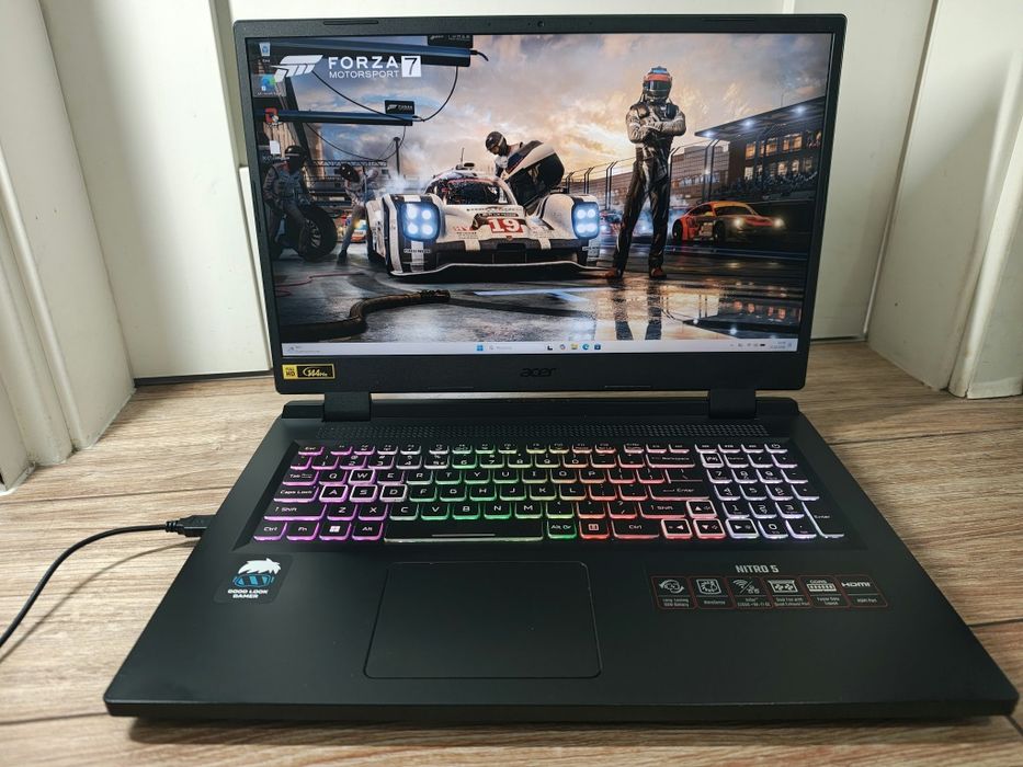 GAMINGOWY laptop ACER NITRO 5-17.3" R5 12x4.50Ghz 12x4.50Ghz,16GB,RTX3060-6GB/140W
