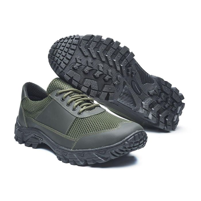 Тактичні літні шкіряні кросівки чоловічі тактические летние кроссовки