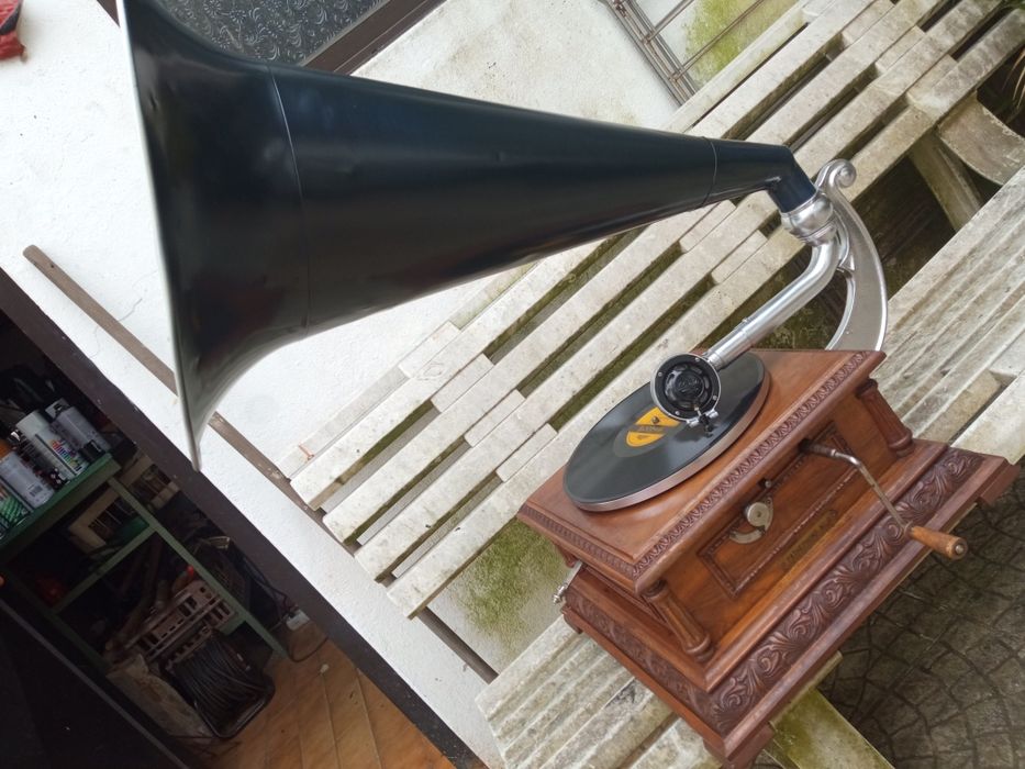 Maravilhoso Gramofone, Pathéfone. Uma raridade. A funcionar na perfeiç