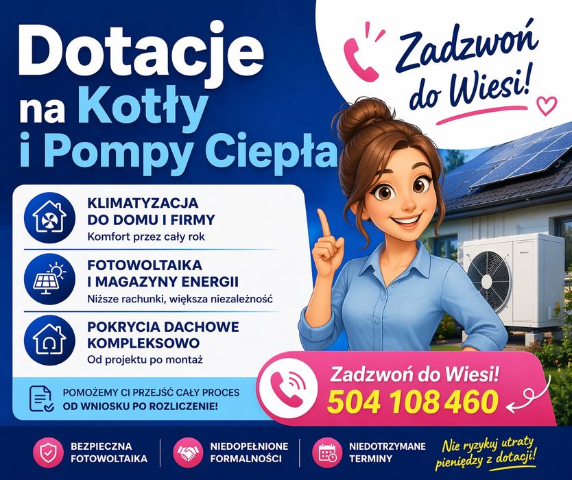 Dotacje na pellet i pompy ciepła