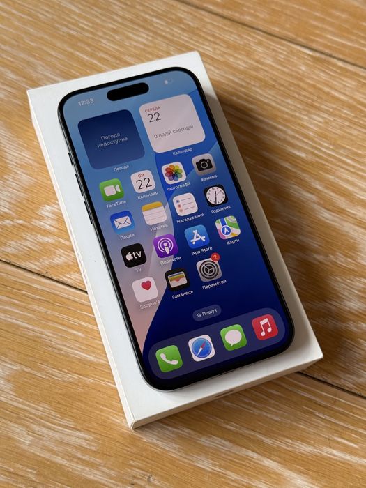 iPhone 15 Pro 256Gb Blue Titanium