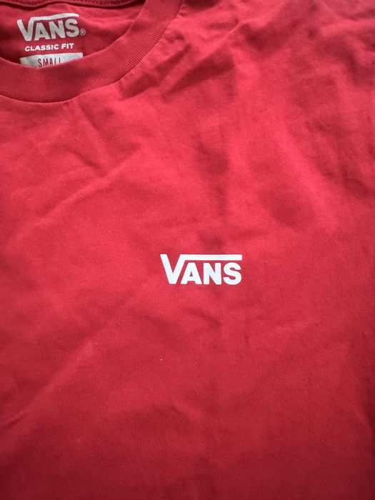 Koszulka t-shirt Vans czerwona