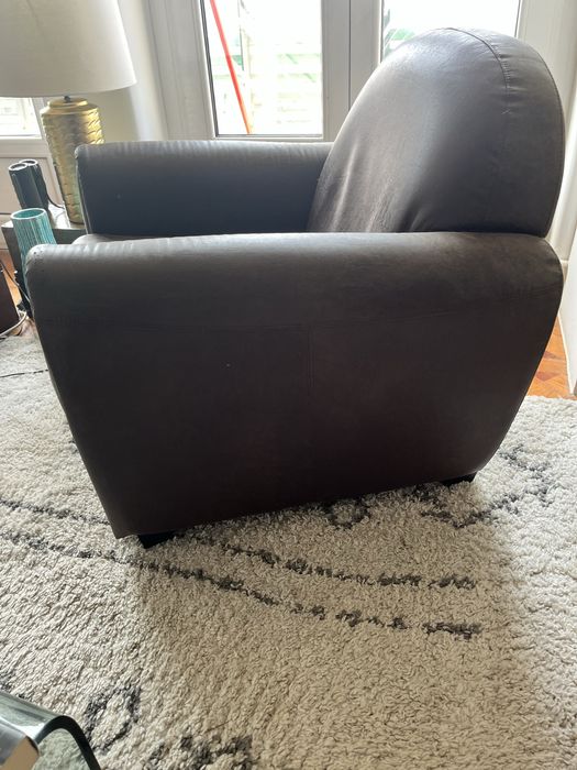 Poltrona de pele Area