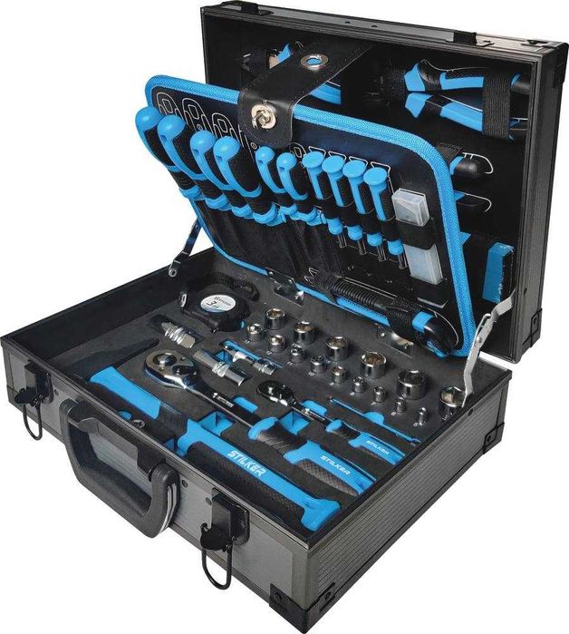 Mala de Ferramentas em Alumínio Profissional 112 Peças