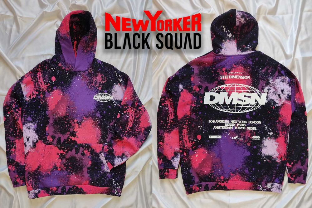 Худі New Yorker Black Squad L (oversized)