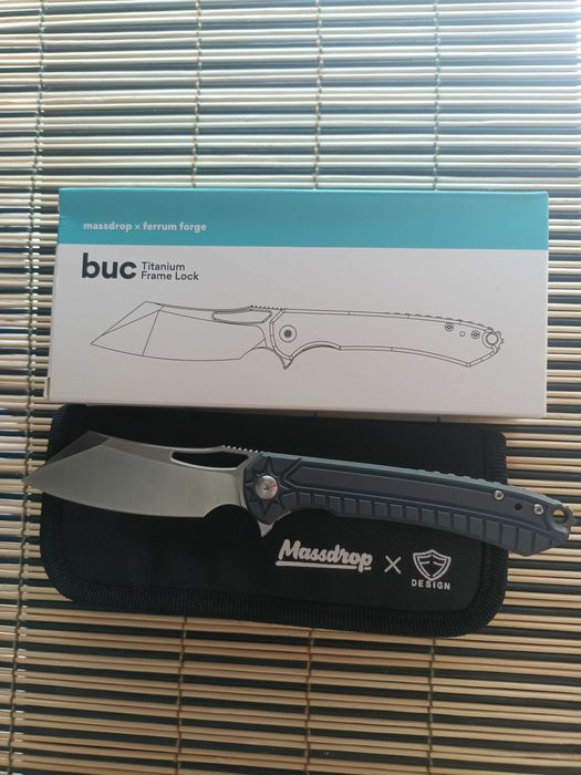 Massdrop x Ferrum Forge Buc Supernova Blue S35VN