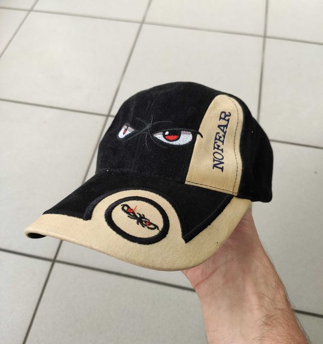 Vintage czapka No Fear z daszkiem kaszkiet unisex