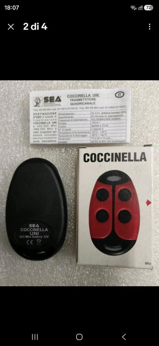 Sea 434 пульт керування автоматики