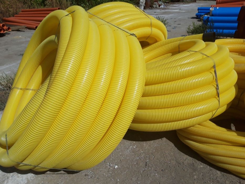 Труба дренажная гофрированная 100, 160, 200, 315, 400 Подбор колодцев