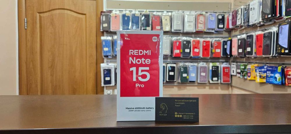 Xiaomi Redmi Note 15 Pro 8/256Gb ,12/512Gb Black/Blue/Titanium EU (Зі Зарядним) !!!GLOBAL!!!