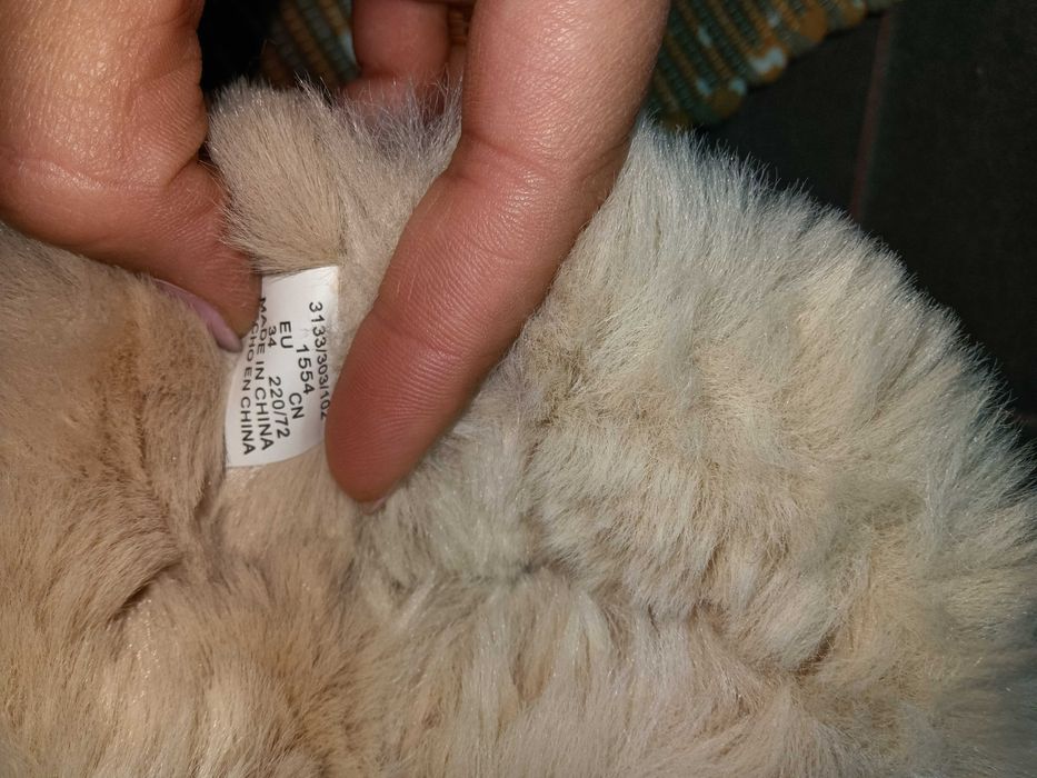 Botas de cano médio com pelo - Zara Kids - N. 34